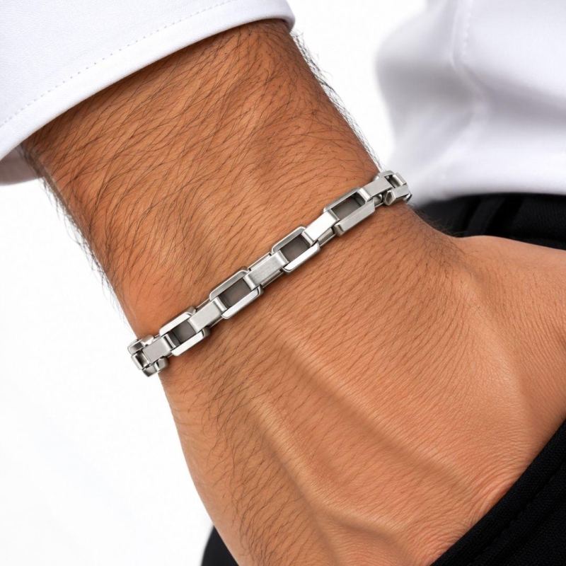 Pulseira Elos Cartier Inox 3x1