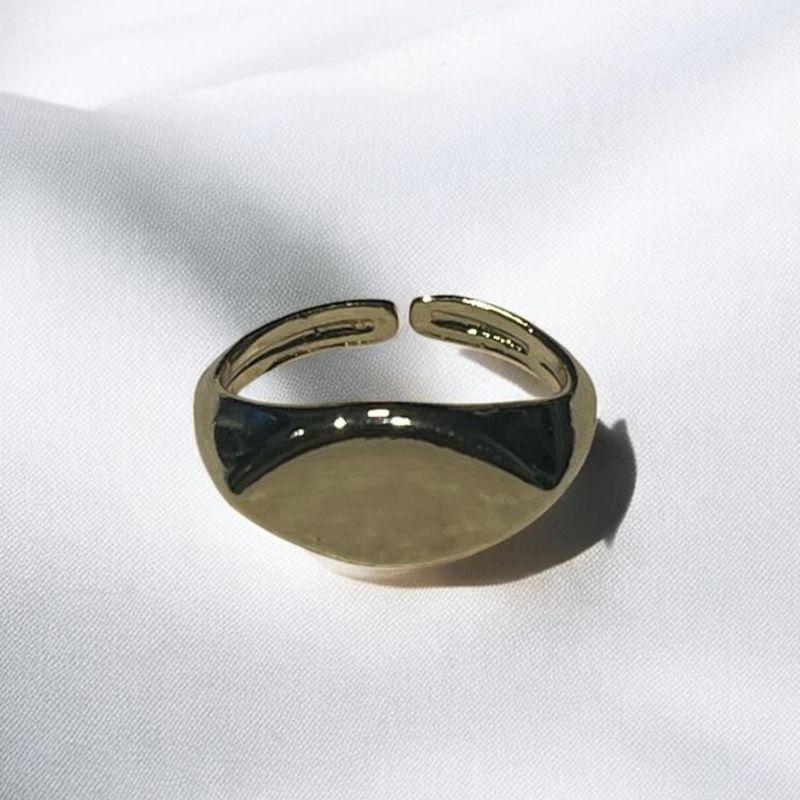 Anel Base Superior Oval c/ Ponta Regulável