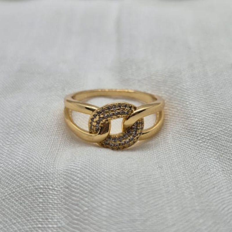 Anel Laço Brilhante