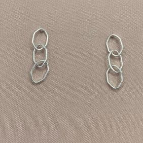 Brinco 3 Argolinhas Oval