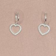 Brinco Argola Coração