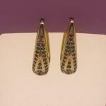 Brinco Argola Gota Cravejado Color