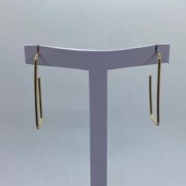 Brinco Argola Retangular