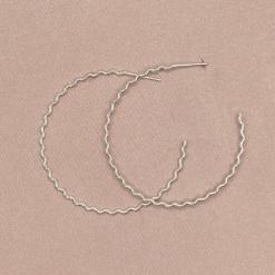 Brinco Argola Trançada Grande