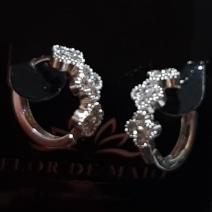 Brinco Argola Zirconias