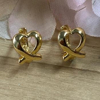 Brinco Argolinha Coração