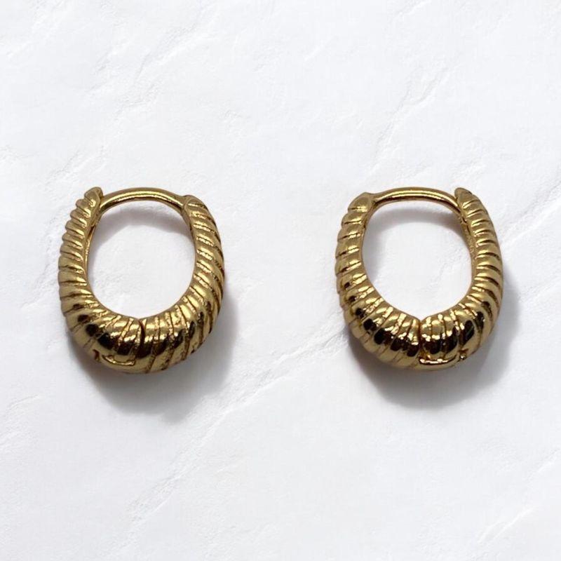 Brinco Argolinha Trabalhada