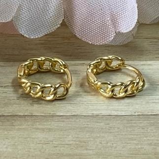 Brinco Argolinha Trançada