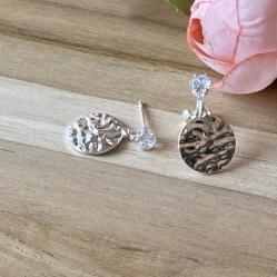 Brinco Chapa Redonda Ondulada