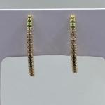 Brinco Ear Cuff Zirconias Coloridas