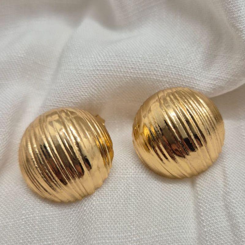 Brinco Esfera c/ Ranhuras