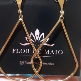 Brinco Gota Dourada