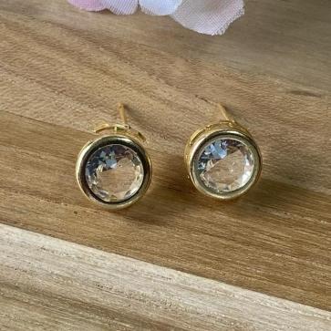 Brinco Pedra Redonda