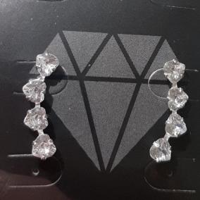 Brinco Pedrinhas Cristal
