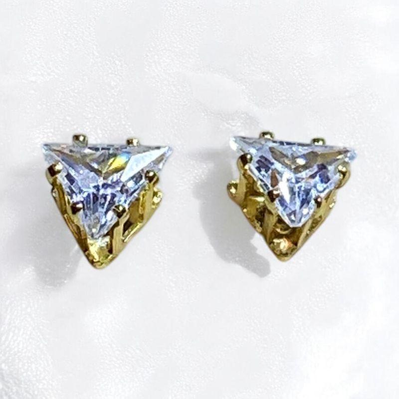 Brinco Ponto de Luz Triangulo