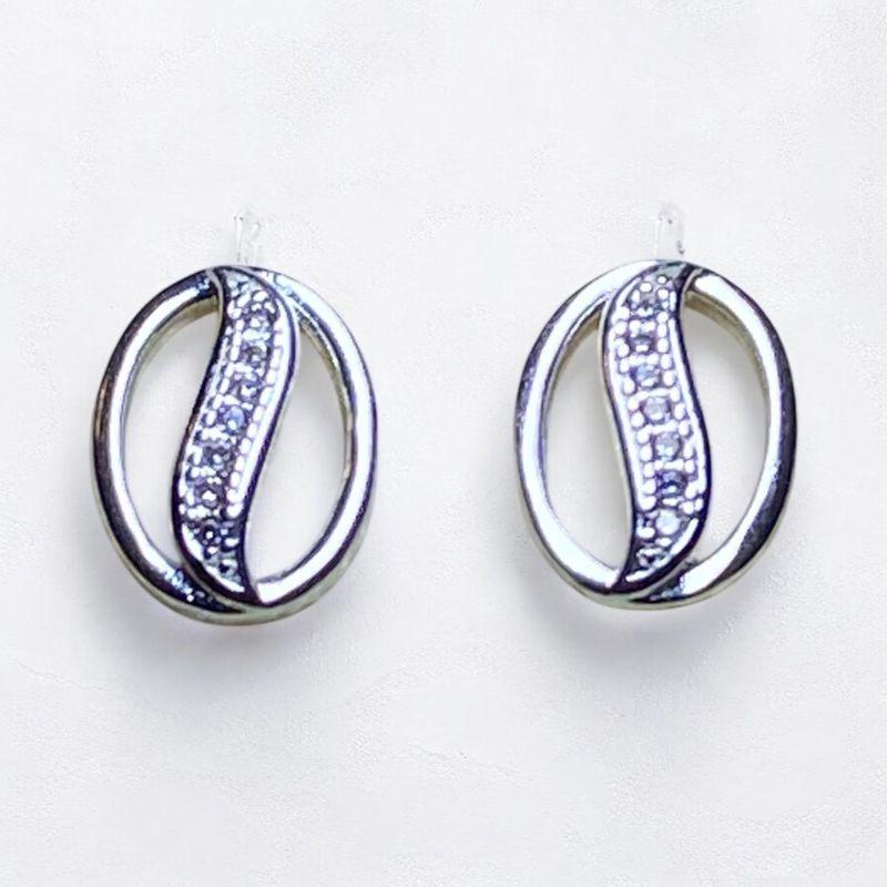 Brinco Redondo Faixa Brilhante