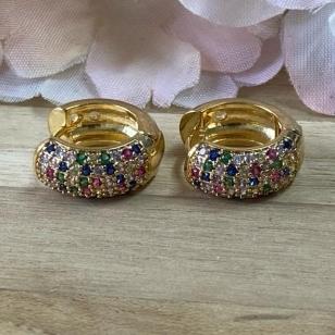 Brinco Zirconias Color