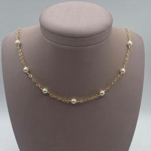 Chocker Perolas 45cm