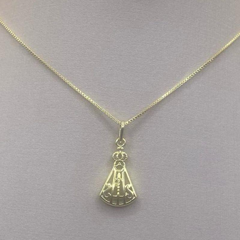 Corrente c/ Píngente Nossa Senhora Vazada Pequena