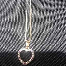 Corrente Coração Colorido