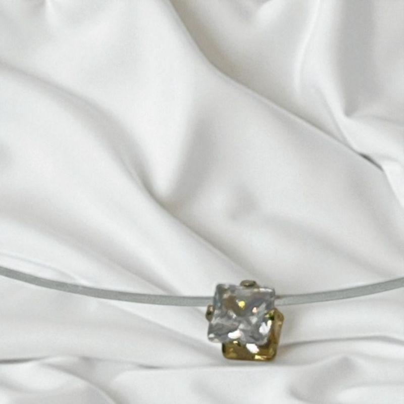 Corrente Fio de Nylon Ponto de Luz