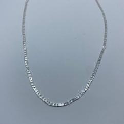 Corrente Piastrine Moderna Prata