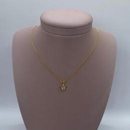 Corrente Pingente Borboleta Cravejado