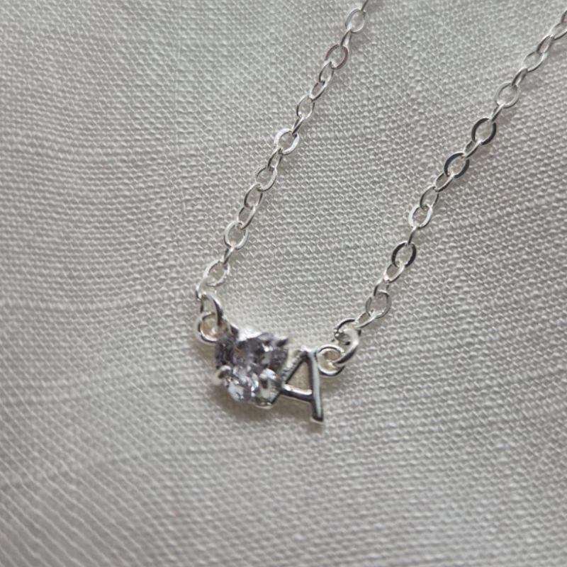 Corrente Pingente Brilhante Letra 