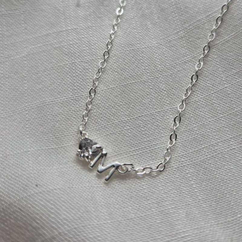 Corrente Pingente Brilhante Letra 