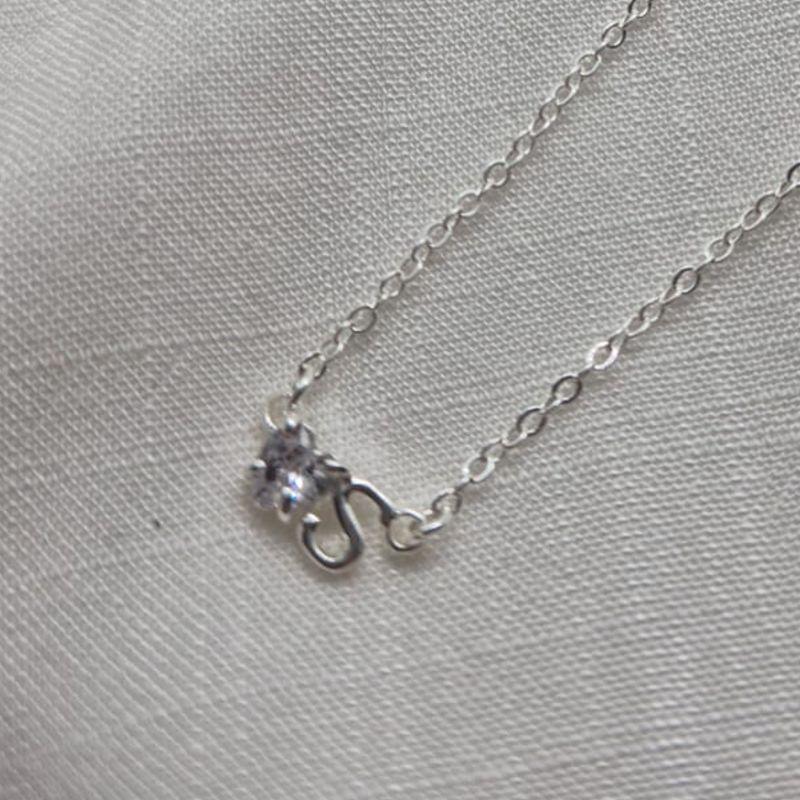 Corrente Pingente Brilhante Letra 