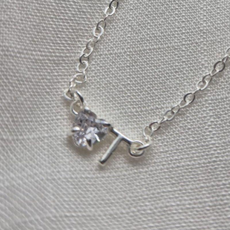 Corrente Pingente Brilhante Letra 