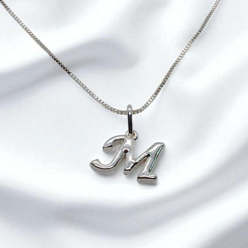 Corrente Veneziana Pingente Letra 