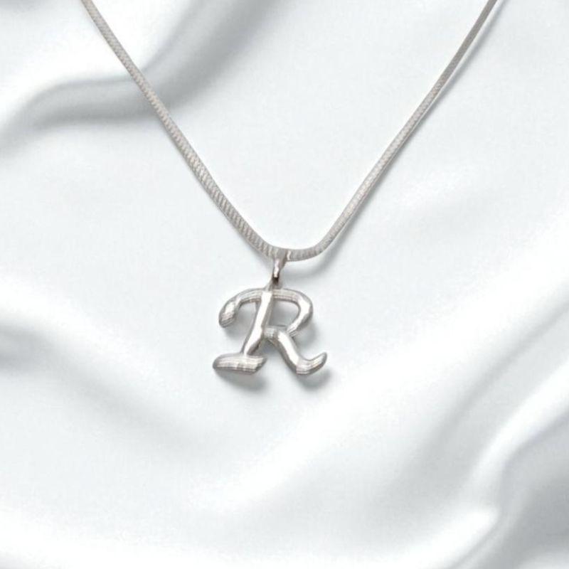 Corrente Veneziana Pingente Letra 