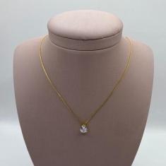 Gargantilha Pingente Gota Cristal