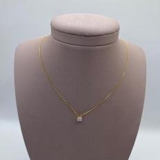 Gargantilha Ponto Luz Quadrado