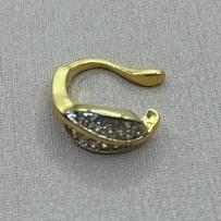 Piercing Folha Cravejado Zirconia