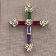Pingente Crucifixo Color