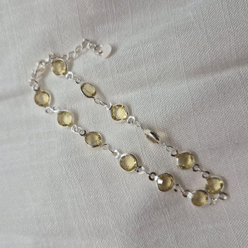 Pulseira c/ Pedras Amarelas