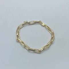 Pulseira Cartier Alongada 5x12mm Fecho Italiano 21cm