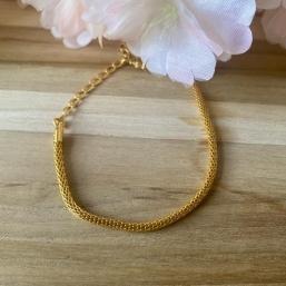 Pulseira Redinha Oca 2,4mm