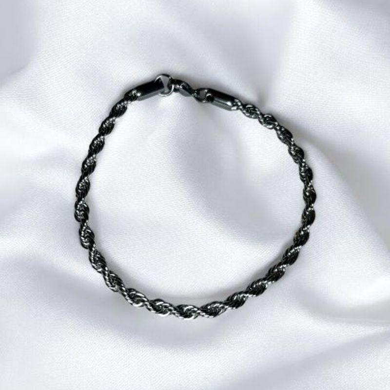 Pulseira Trançado Aço Inox
