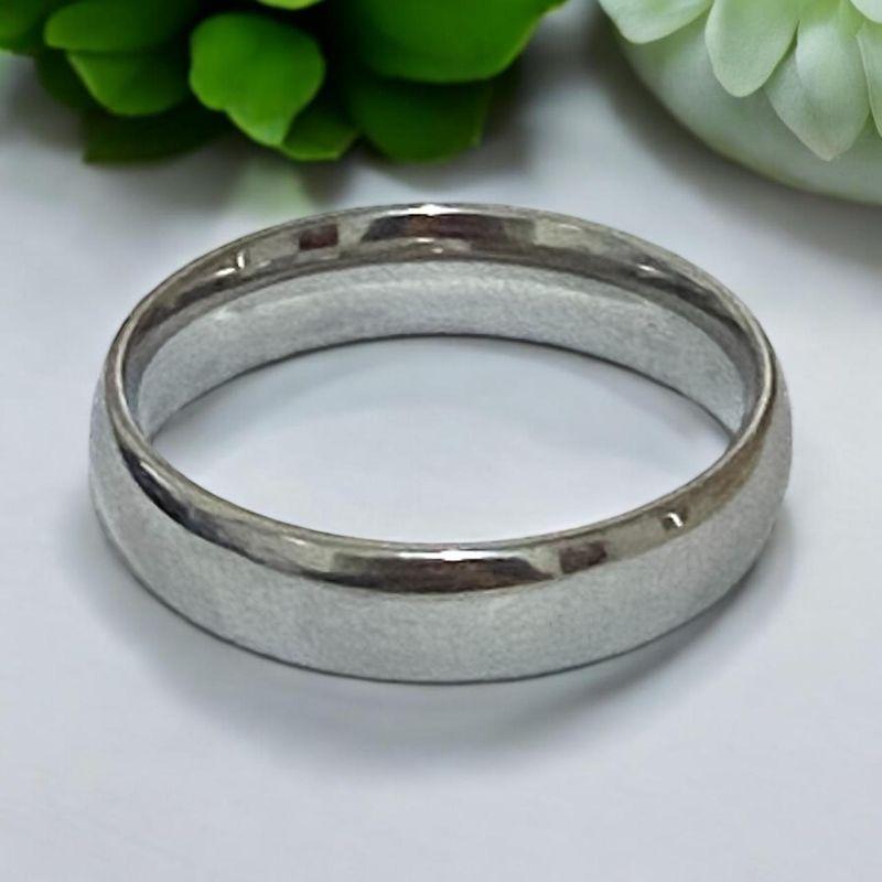 Aliança Inox Abaulada 6mm