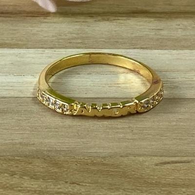 Anel Amor c/ Brilhantes Laterais