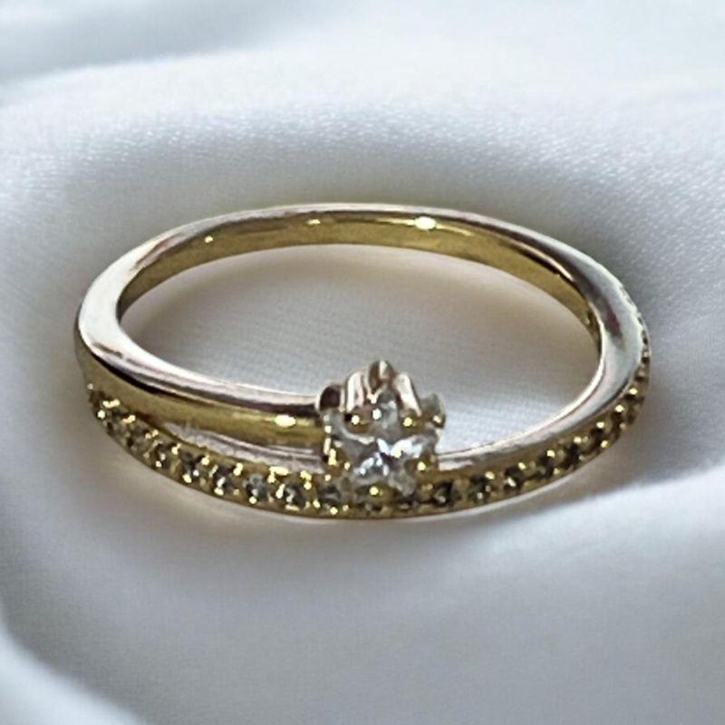 Anel Brilhante Solitário Brilhantes