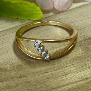 Anel Duplo 4 Brilhos