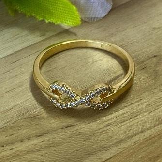 Anel Infinito Cravejado