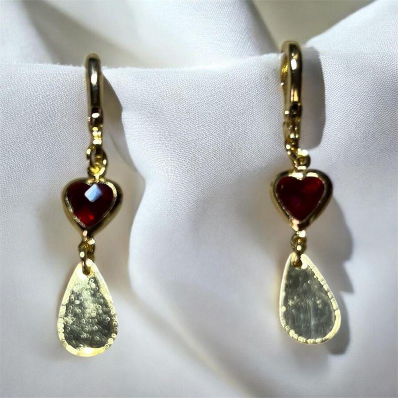 Brinco Tic Tac Coração Gota