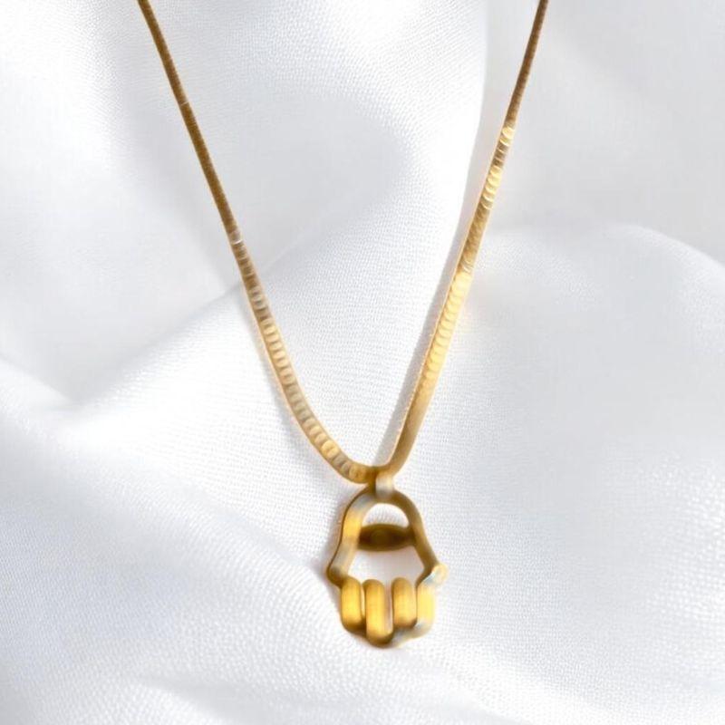 Corrente com Pingente Mão-de-Maria