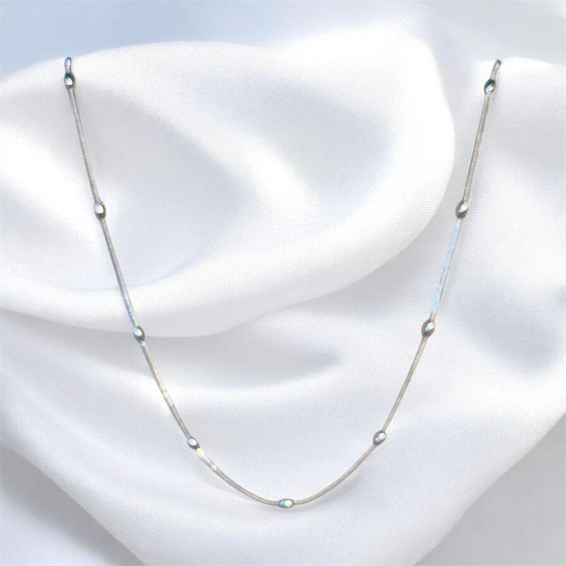 Corrente Rabo de Rato com Bolinha Oval