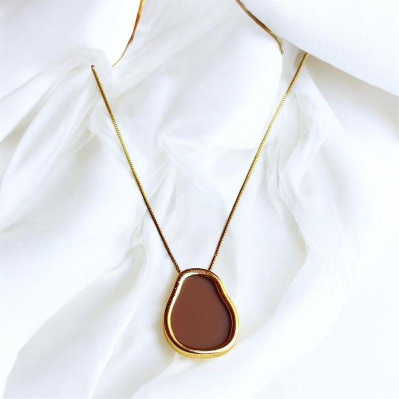 Pedra Organica Acrilico Brown 2,3cm